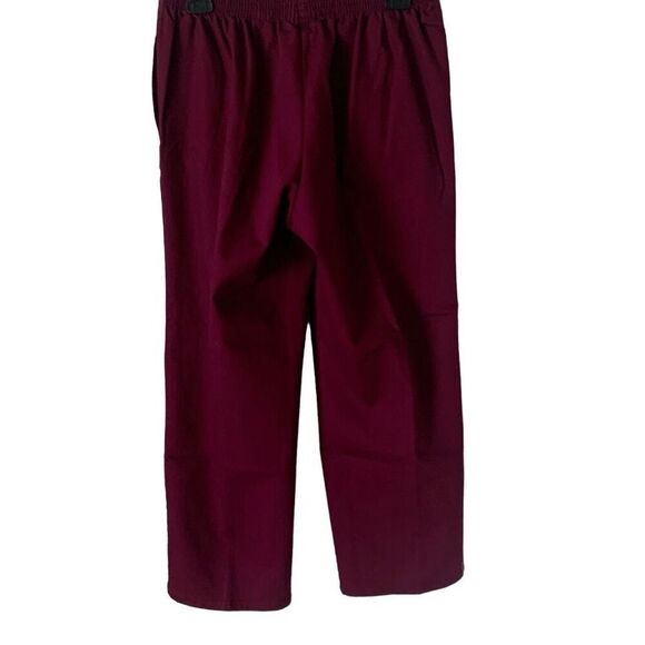 Pre Owned Women’s Alfred Dunner Petite Elastic Waist Cranberry Red Pants SZ 10P - Picture 4 of 7